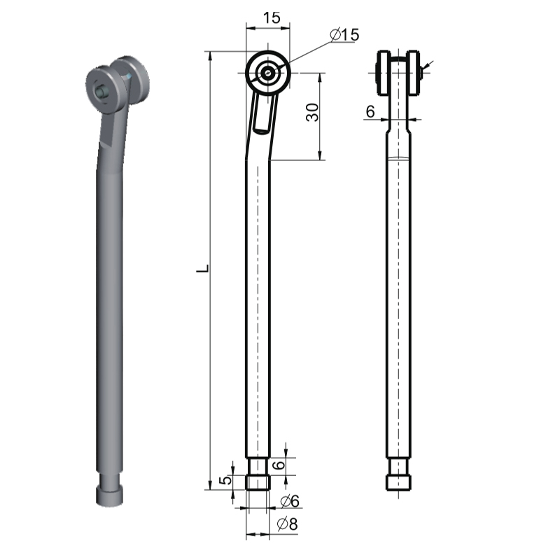 LG002A 커넥팅로드 산업용 잠금 장치 액세서리
